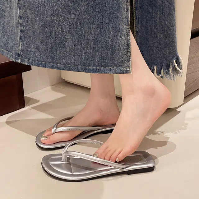 黑恐龙 时尚百搭 速干防滑人字拖鞋 女款
