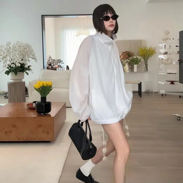 物质公式 高街美式复古宽松百搭休闲防晒服 男女同款