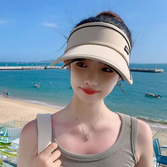 浪莎 电动车防晒帽女款夏季防紫外线太阳帽骑车吹不翻空顶遮阳帽子 轻薄款 鸭舌帽 男女同款情侣款