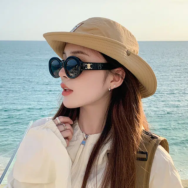 浪莎 西部牛仔帽户外出游登山钓鱼海边骑行渔夫帽夏天遮阳防紫外线太阳帽透气大帽檐显脸小 聚酯纤维 防晒帽 男女同款情侣款