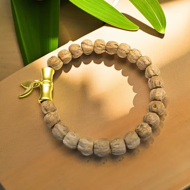 彗时 节节高升 新中式竹节国风纳福转运珠佛珠文玩盘串平安轻奢小众 生日送礼盒物 柏香籽/百香籽 手串 男女同款情侣款