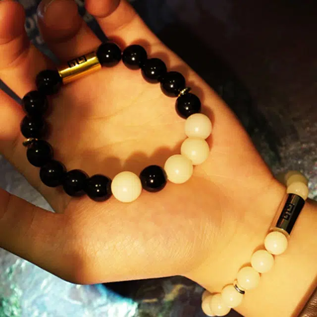 彗时 故宫 回纹爱在 国风轻奢玛瑙新中式小众转运珠文玩盘串招财纳福送礼盒物 白玉菩提菩提根 手串 男女同款情侣款