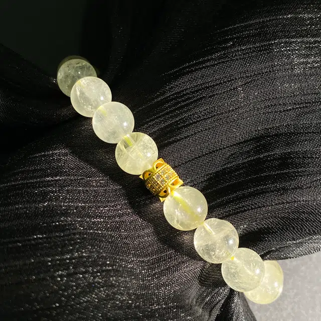 【拔得头筹上上签】 彗时 清凉一夏 财运亨通国风纳福新中式佛珠诸事顺利暴富转运珠#好运天然 黄水晶 手串 男女同款情侣款