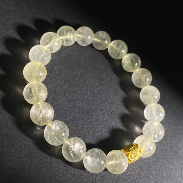 【拔得头筹上上签】 彗时 清凉一夏 财运亨通国风纳福新中式佛珠诸事顺利暴富转运珠#好运天然 黄水晶 手串 男女同款情侣款