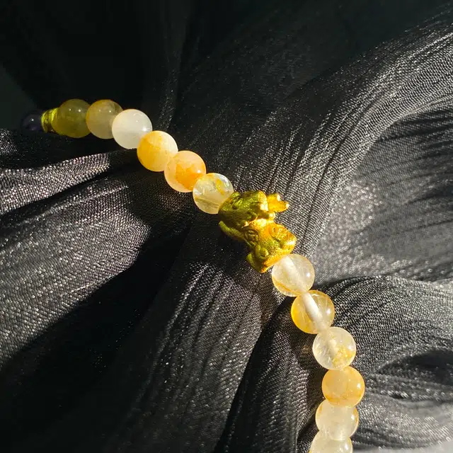 【财运亨通灵隐上上签】 彗时 八方来财转运珠黄水晶貔貅国风佛珠新中式小众高级感百搭#好运天然 紫水晶 手串 男女同款情侣款