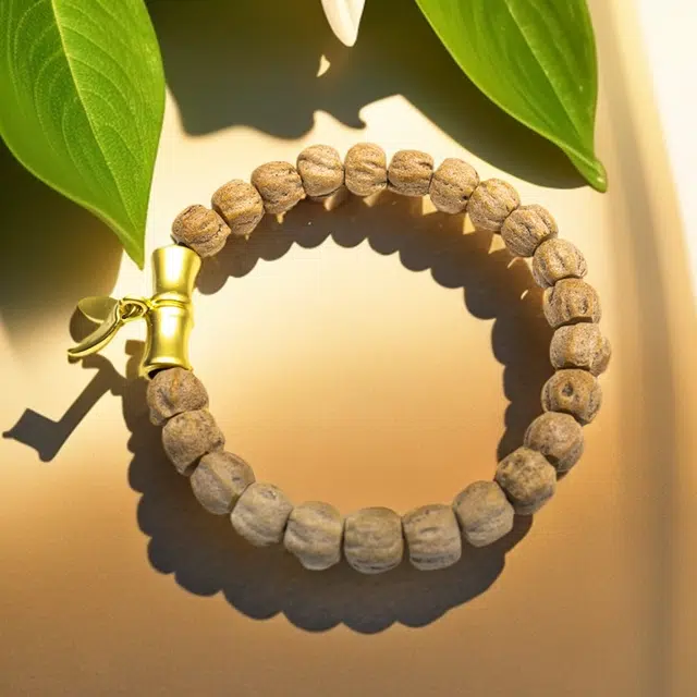 彗时 节节高升 新中式竹节国风纳福转运珠佛珠文玩盘串平安轻奢小众 生日送礼盒物 柏香籽/百香籽 手串 男女同款情侣款