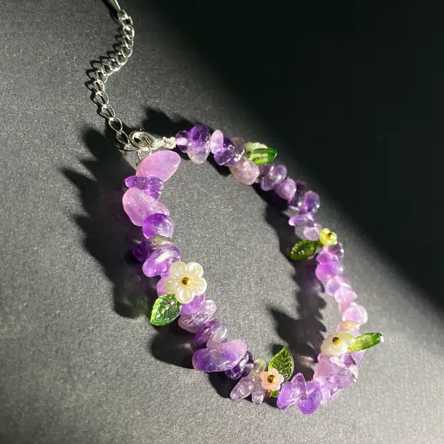 【正缘桃花灵隐上上签】 彗时 碎冰冰一眼心动国风纳福新中式平安喜乐转运珠本命年百搭#好运天然 紫水晶 手串 男女同款情侣款