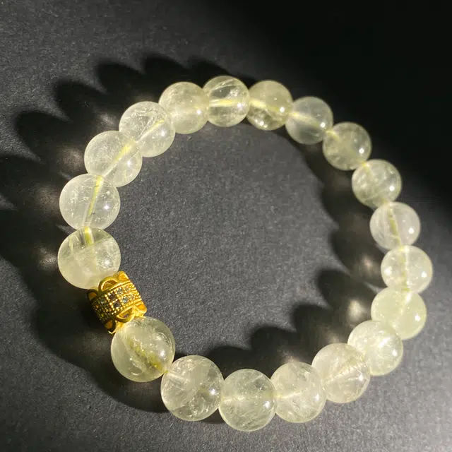 【拔得头筹上上签】 彗时 清凉一夏 财运亨通国风纳福新中式佛珠诸事顺利暴富转运珠#好运天然 黄水晶 手串 男女同款情侣款