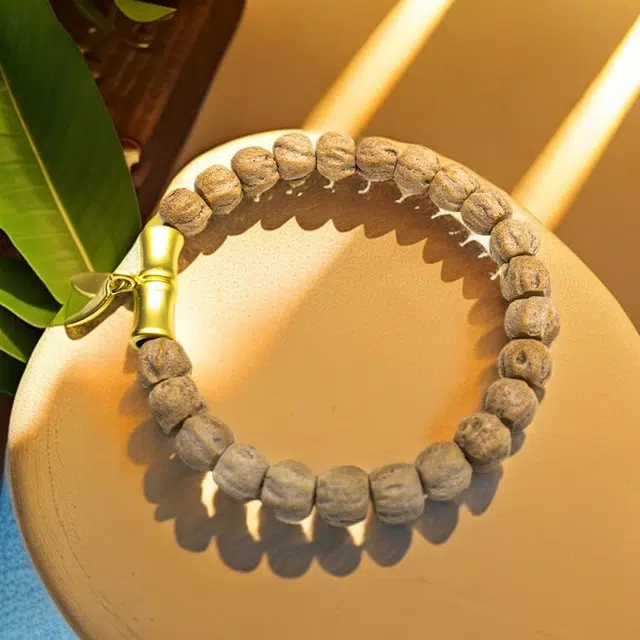 彗时 节节高升 新中式竹节国风纳福转运珠佛珠文玩盘串平安轻奢小众 生日送礼盒物 柏香籽/百香籽 手串 男女同款情侣款