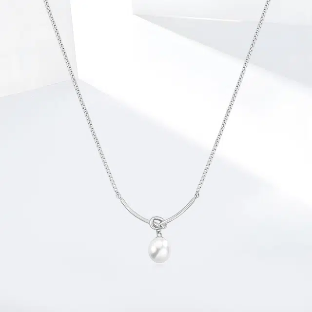 饰伴 皓月之心新中式  甜美浪漫风可爱 精致雅致高级质感 国潮轻奢 小众设计轻奢百搭气质 合金 项链 男女同款情侣款