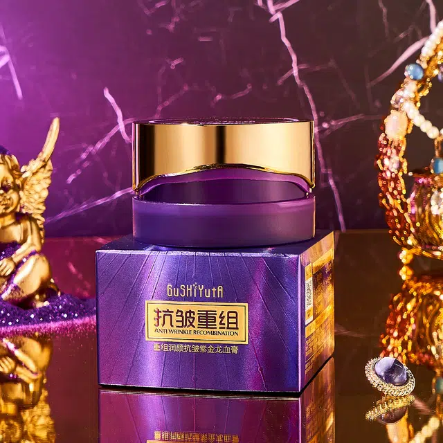 故事与她  保湿抗皱紧致重组润颜抗皱紫金龙血膏面霜素颜懒人霜护肤 抗皱补水 中性肌