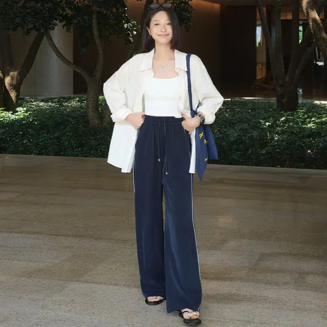 美洋 纯色简约舒适休闲裤 女款