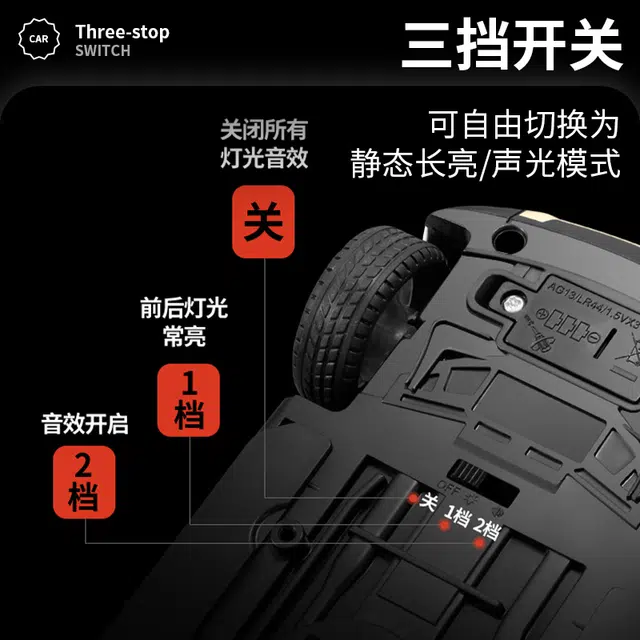 驰誉车玩 路虎揽胜 合金车模 亮灯响声 回力行驶 车门可开 收藏摆件 成品模型