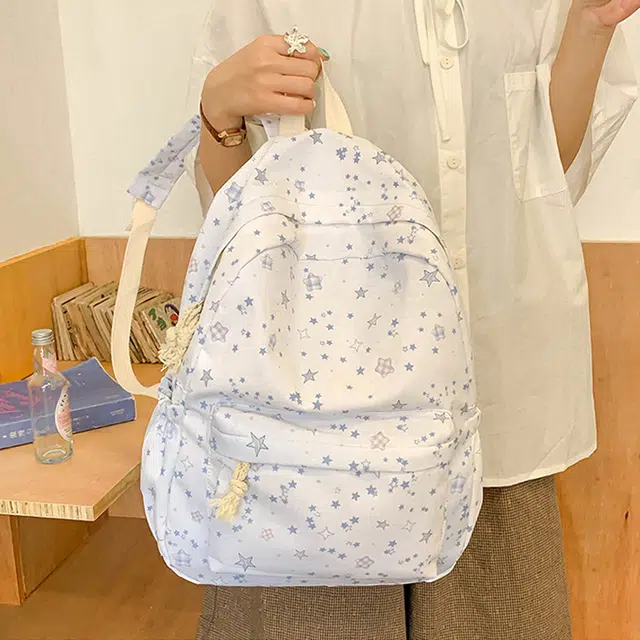 JANE KLAIN Star Print Backpack