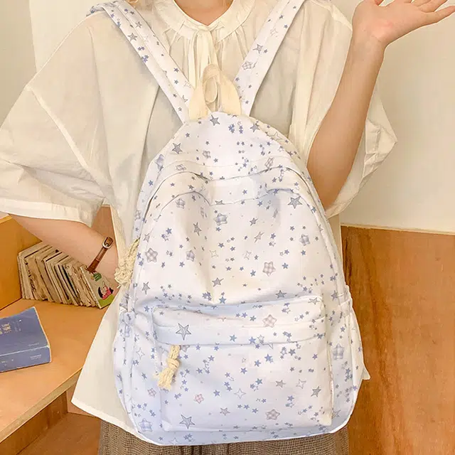 JANE KLAIN Star Print Backpack