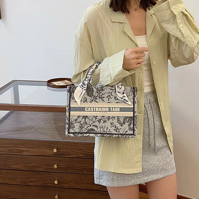 Jane Klain Tote Bag Blue