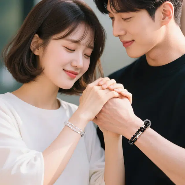 印象眸 新中式小众设计精致简约高级感时尚上岸锦鲤诸事顺利多圈转运珠玉手饰 礼盒包装#好运 琉璃 手串 男女同款情侣款