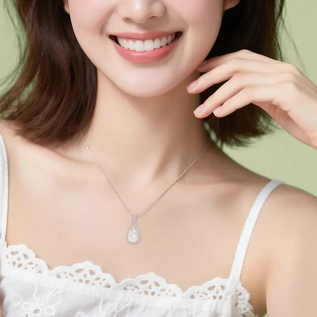 【平安福禄】 印象眸 新中式轻奢温婉高级感时尚气质国风通勤百搭贵气葫芦玉吊坠锁骨链 礼盒包装#好运 玉髓 项链 女款