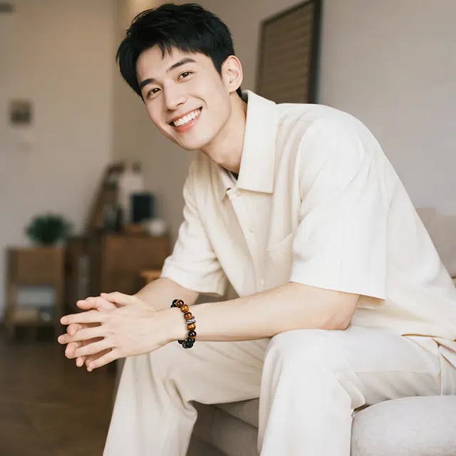 【福佑灵蛇】 印象眸 新中式小众设计精致简约气质通勤风生肖蛇转运珠单圈手饰 礼盒包装#好运 黑曜石 手串 男女同款情侣款