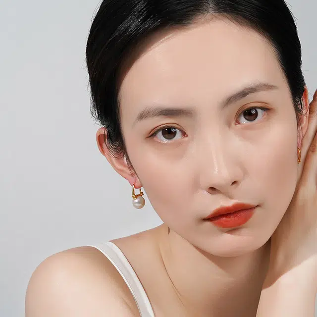 大溪地 爱迪生 高级感 淡水珍珠 耳钉 女款