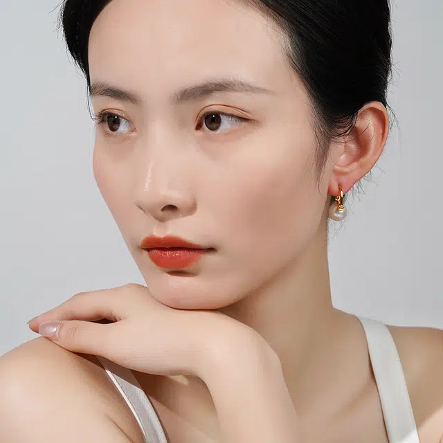大溪地 爱迪生 高级感 淡水珍珠 耳钉 女款