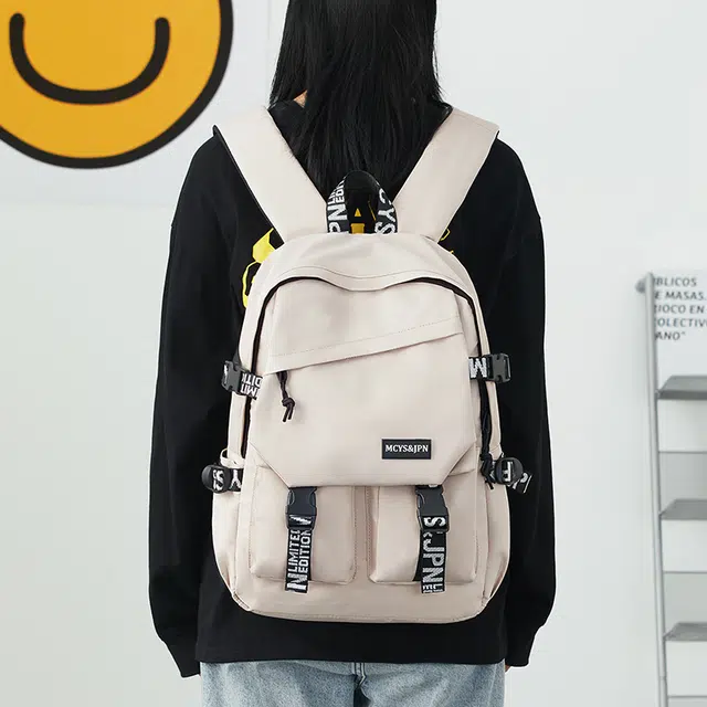 木村耀司 休闲简约百搭 牛津纺 双肩包 男女同款情侣款 多色