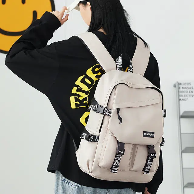 木村耀司 休闲简约百搭 牛津纺 双肩包 男女同款情侣款 多色