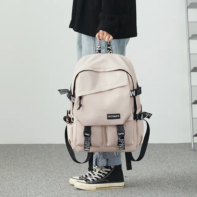 木村耀司 休闲简约百搭 牛津纺 双肩包 男女同款情侣款 多色