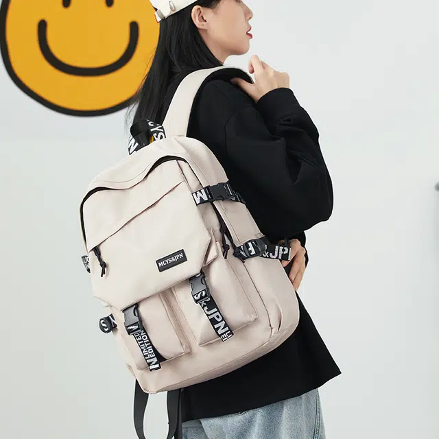 木村耀司 休闲简约百搭 牛津纺 双肩包 男女同款情侣款 多色