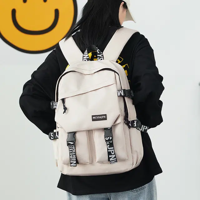 木村耀司 休闲简约百搭 牛津纺 双肩包 男女同款情侣款 多色