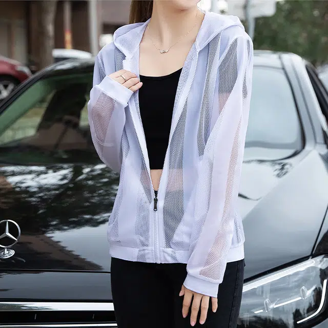 Antioffice Mesh Hooded Jacket