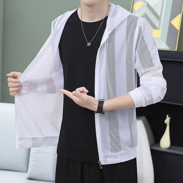 Antioffice Mesh Hooded Jacket