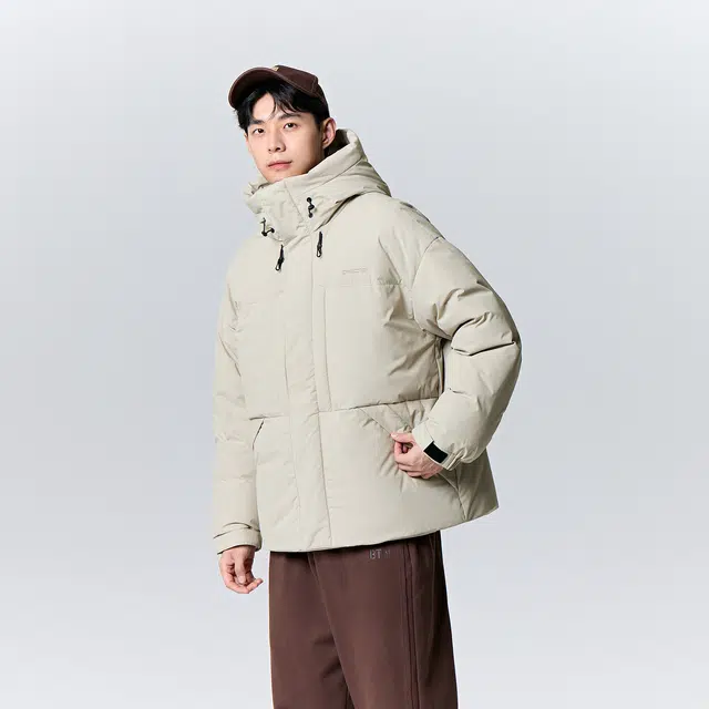 森马 三防简约通勤户外保暖羽绒服 男款