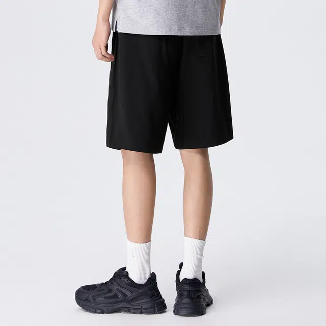 森马 宽松运动日常慢跑针织休闲短裤 男款