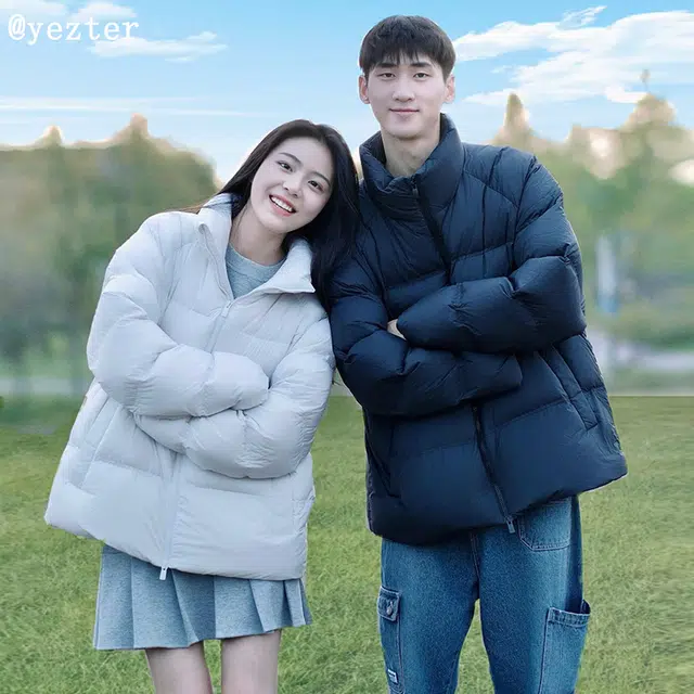 森马 超级植物系列 纯色三防温暖羽绒服外套 男款