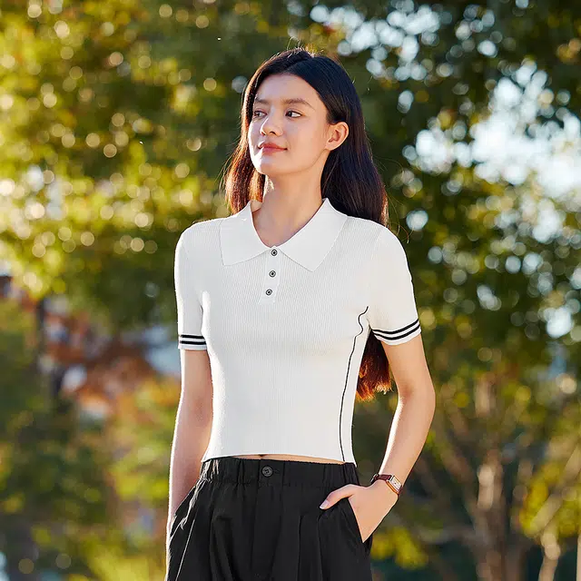 森马 休闲风小个子舒适针织衫 女款
