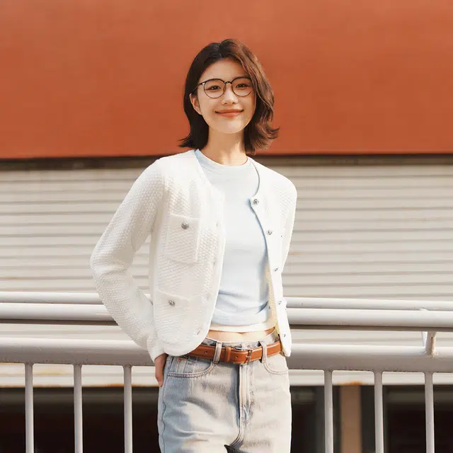森马 小香风肌理上衣针织衫 女款