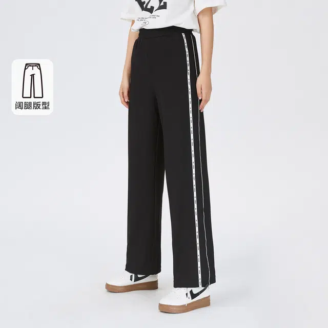 森马 抽绳字母印花休闲裤 女款