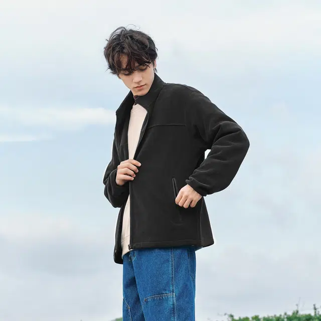 森马 时尚百搭休闲立领夹克外套 男女同款