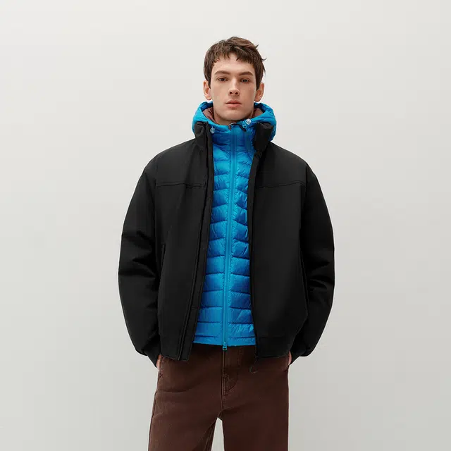 森马 科技棉发热三防棉服 男款