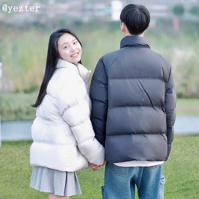 森马 超级植物系列 纯色三防温暖羽绒服外套 男款