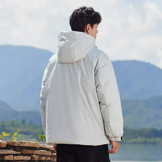 森马 三防简约通勤户外保暖羽绒服 男款