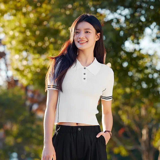 森马 休闲风小个子舒适针织衫 女款
