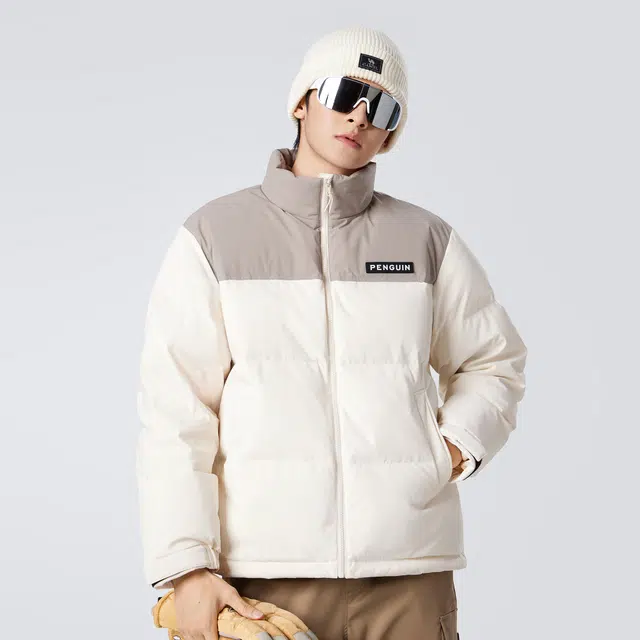 CAMEL Penguin Series Short Puffer Jacket
