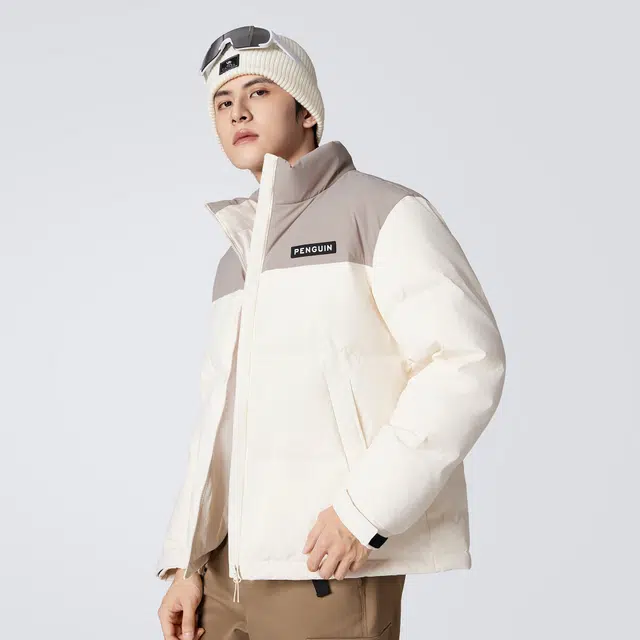 CAMEL Penguin Series Short Puffer Jacket