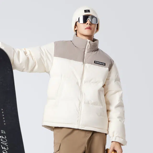 CAMEL Penguin Series Short Puffer Jacket