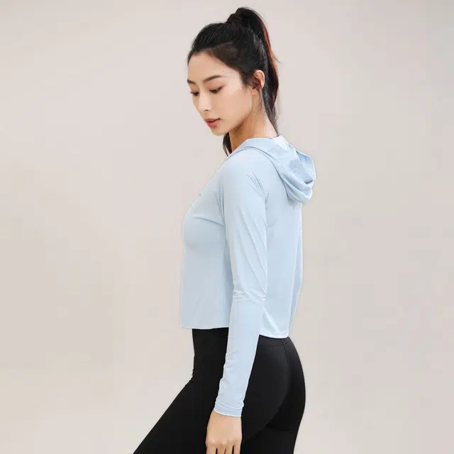 匹克 瑜伽服健身运动服外套粉白运动裤两件套健身套装 女款