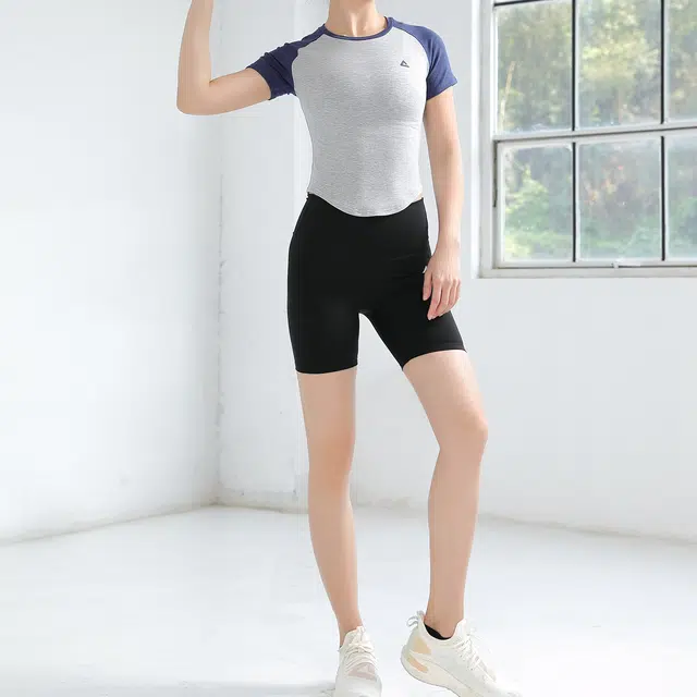 匹克 拉链长袖外套纯色打底裤健身套装 女款