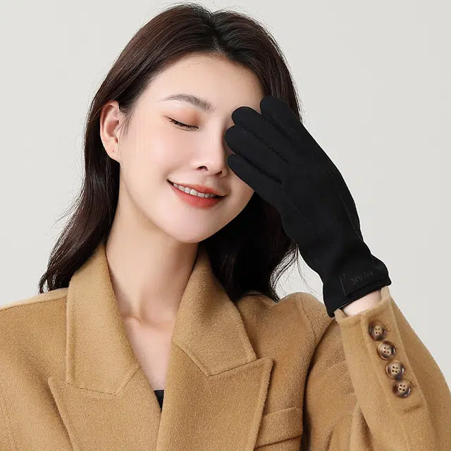 匹克 保暖 可触屏 德绒 手套 男女同款情侣款