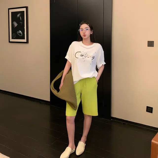 区区欧阳 时尚舒适百搭休闲短裤 女款